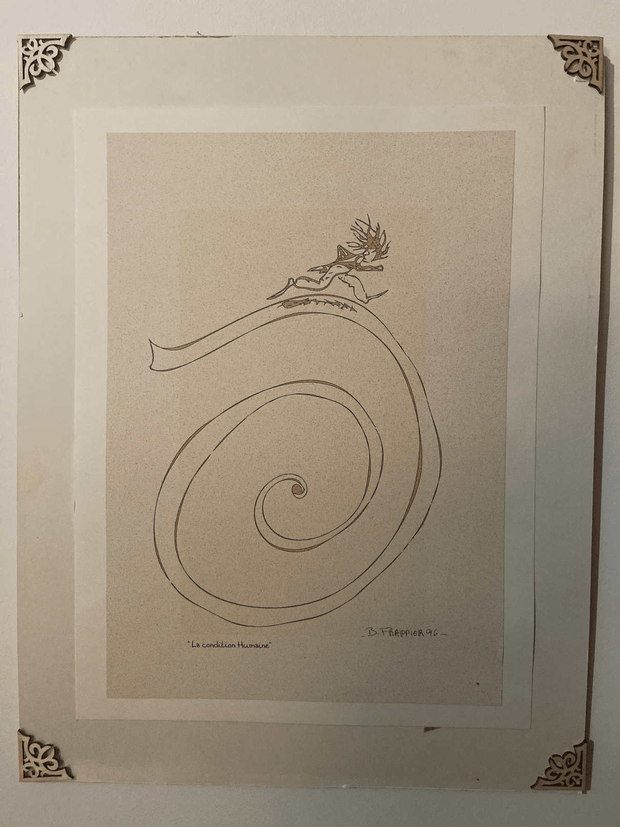 Illustration "La condition Humaine" de B. FRAPPIER