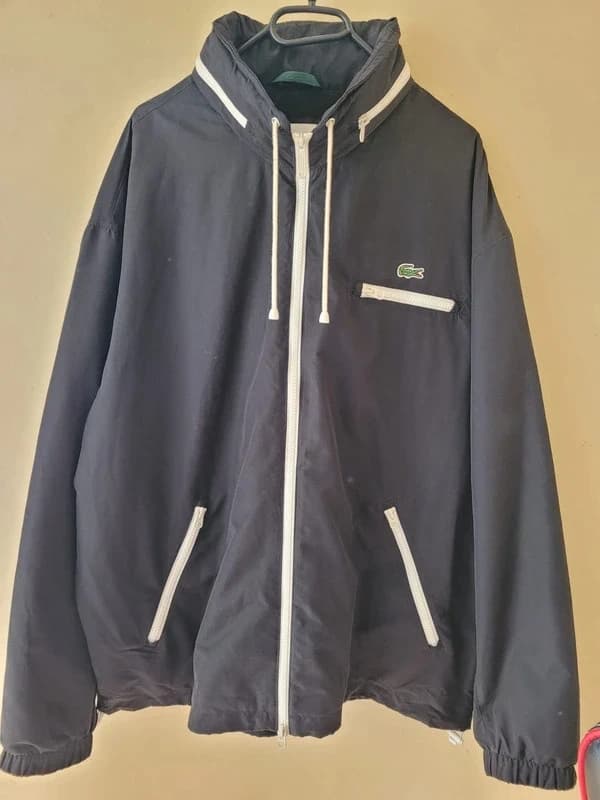 Veste Lacoste noire à fermeture éclair — photo 1