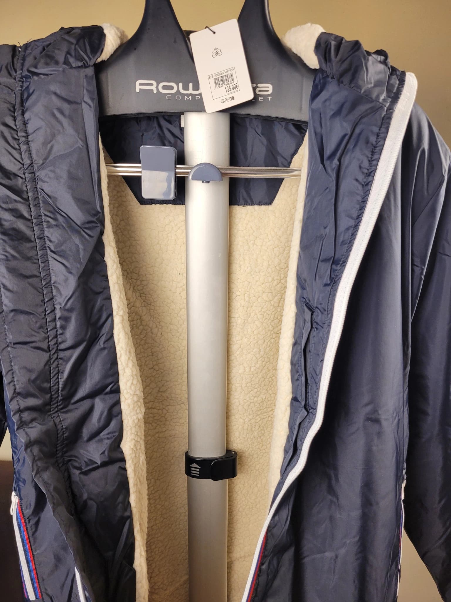 Coupe-vent Burton marine zippé multicolore — photo 4