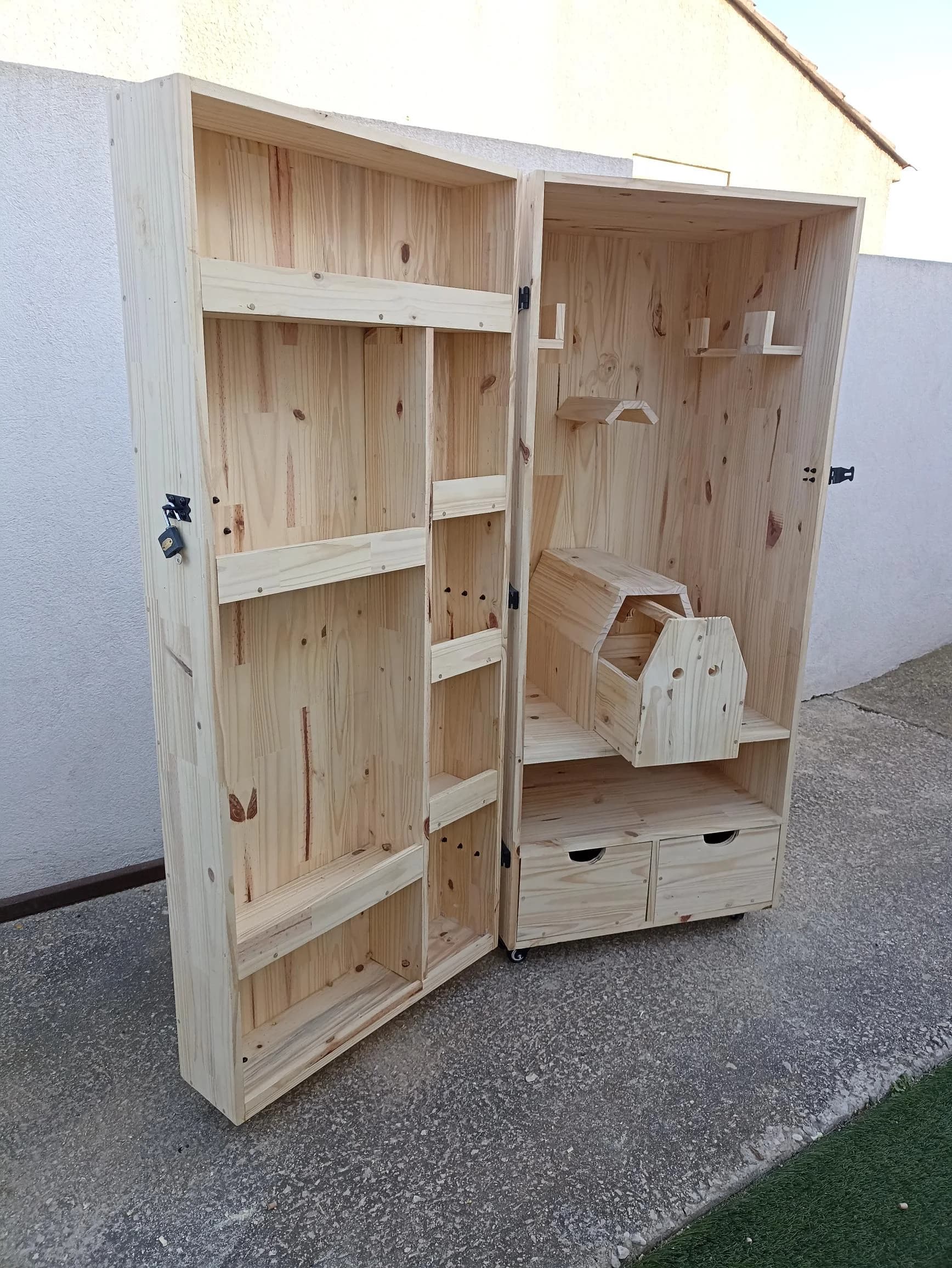 Armoire de sellerie equitation fabrication sur mesure — photo 3