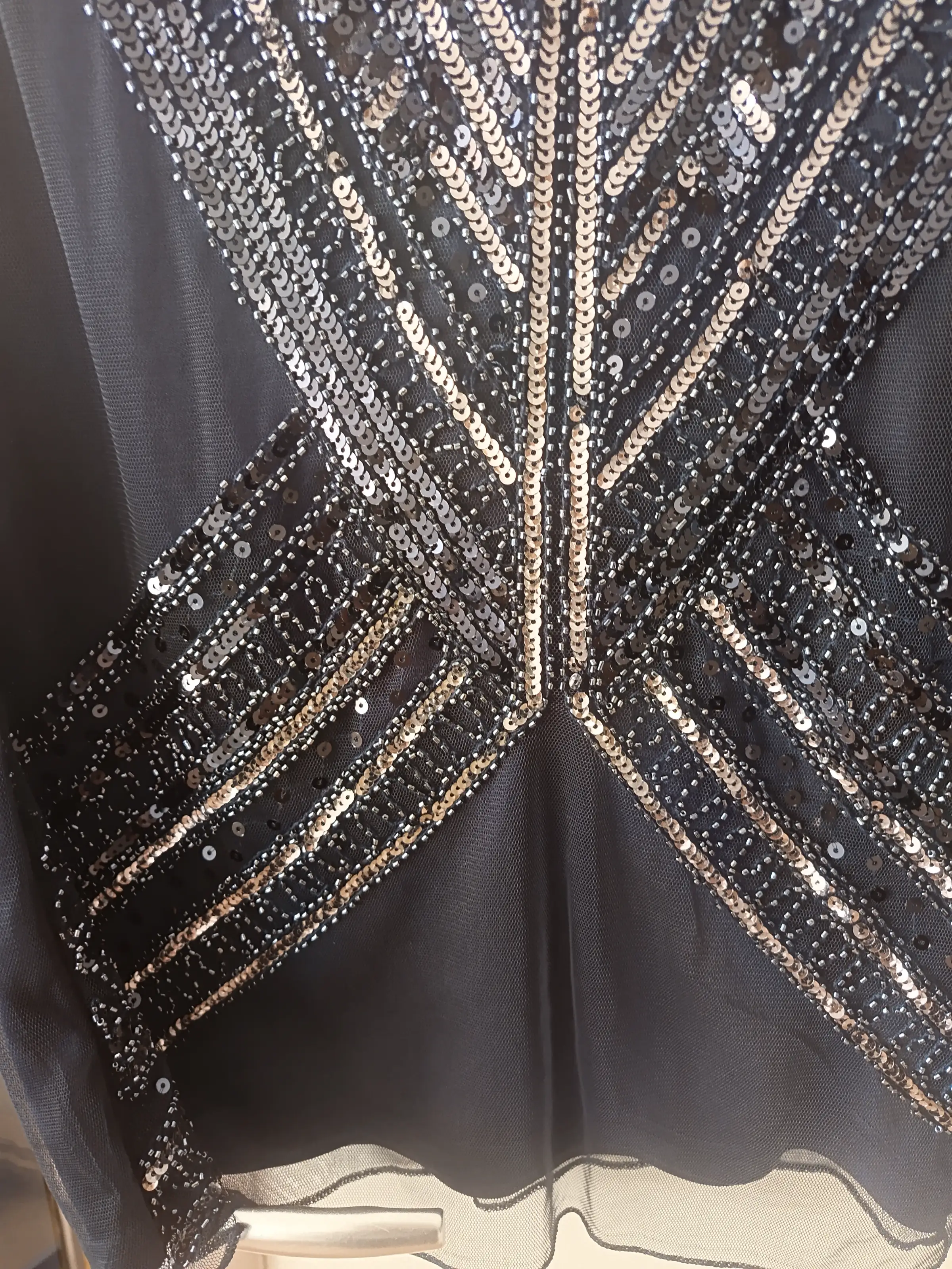 Robe courte Molly Bracken à sequins bleu Taille S — photo 4