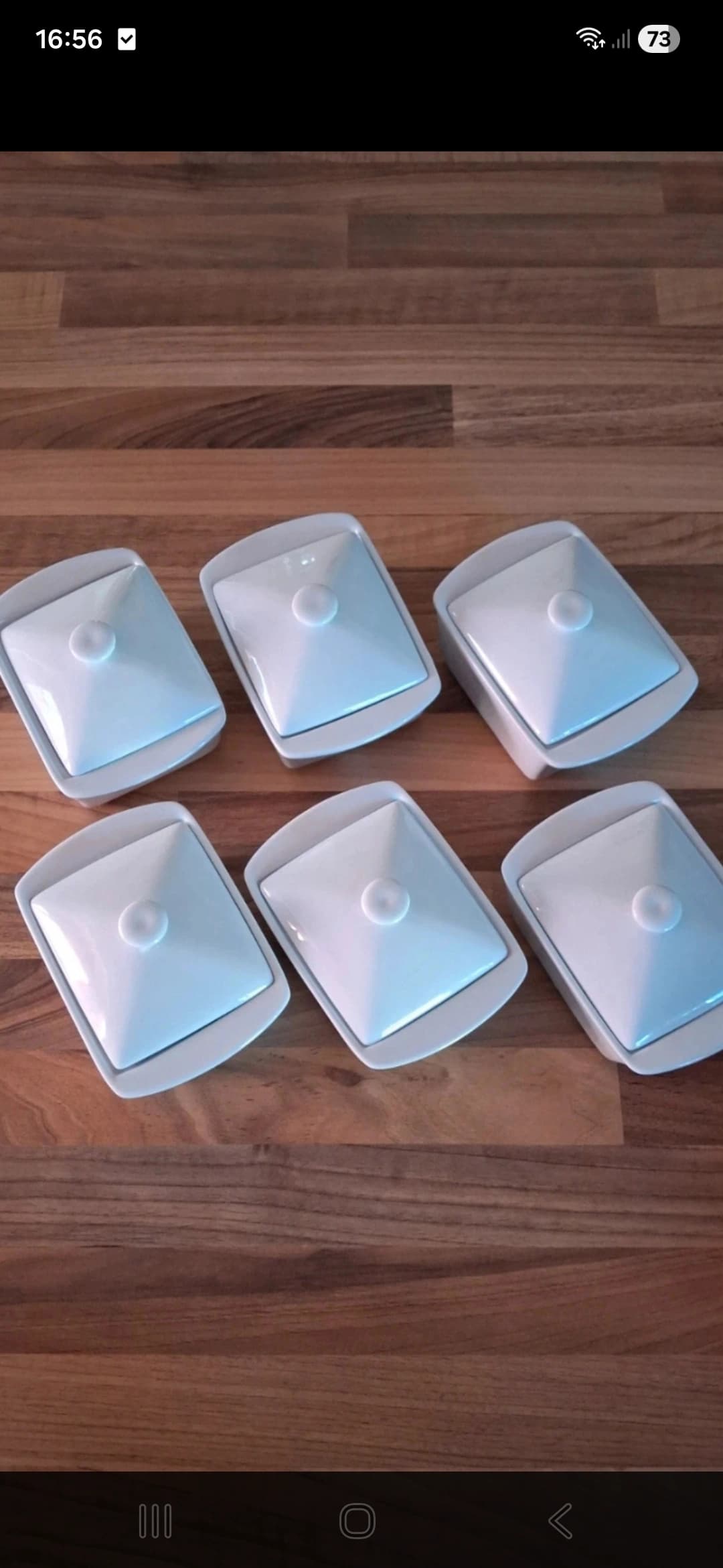 Ensemble de 6 mini cocottes en Céramique