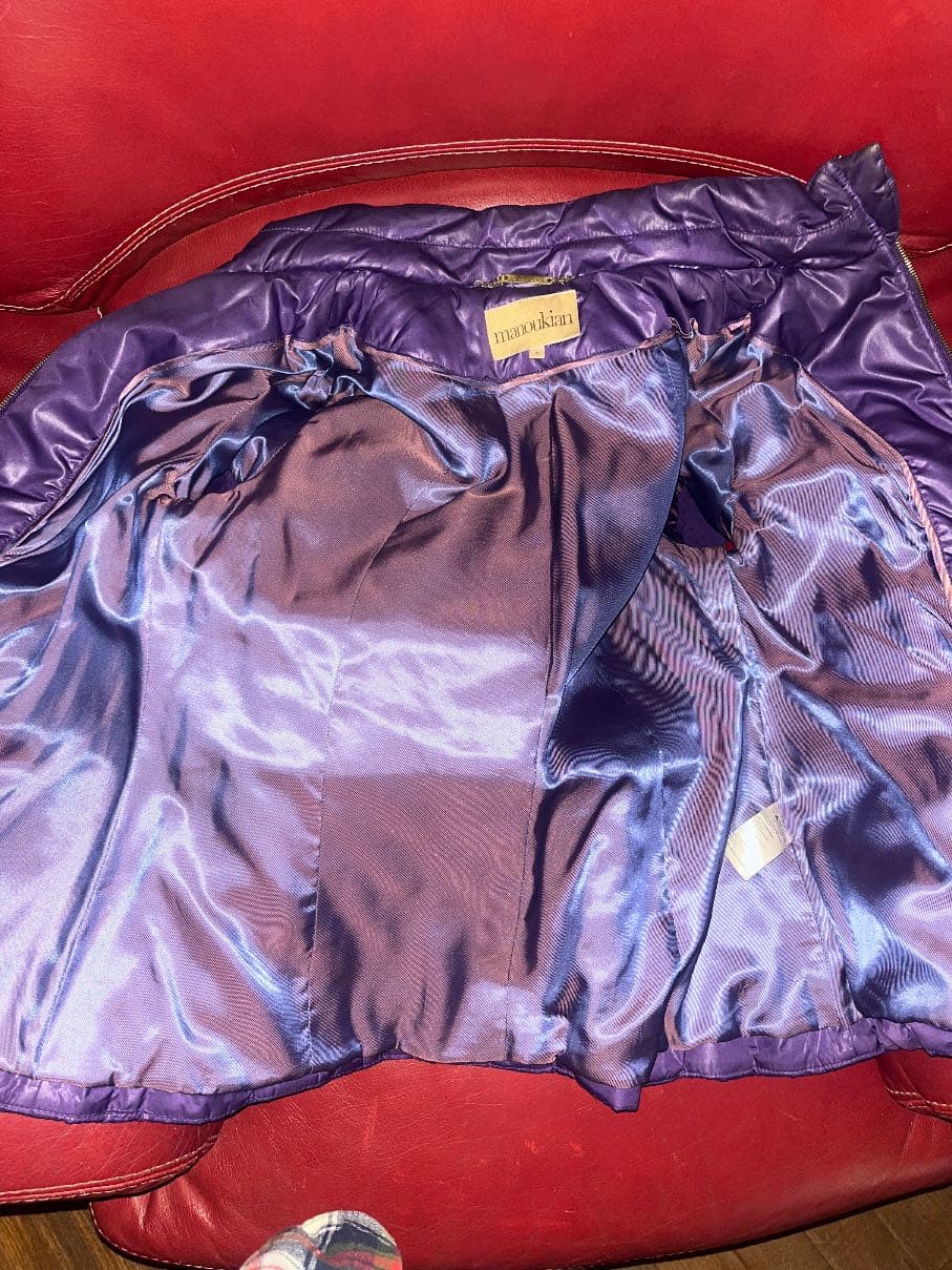 Doudoune courte Manoukian violette — photo 2