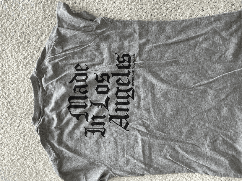T-shirt gris "Made in Los Angeles"