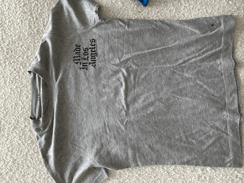 T-shirt gris "Made in Los Angeles" — photo 2