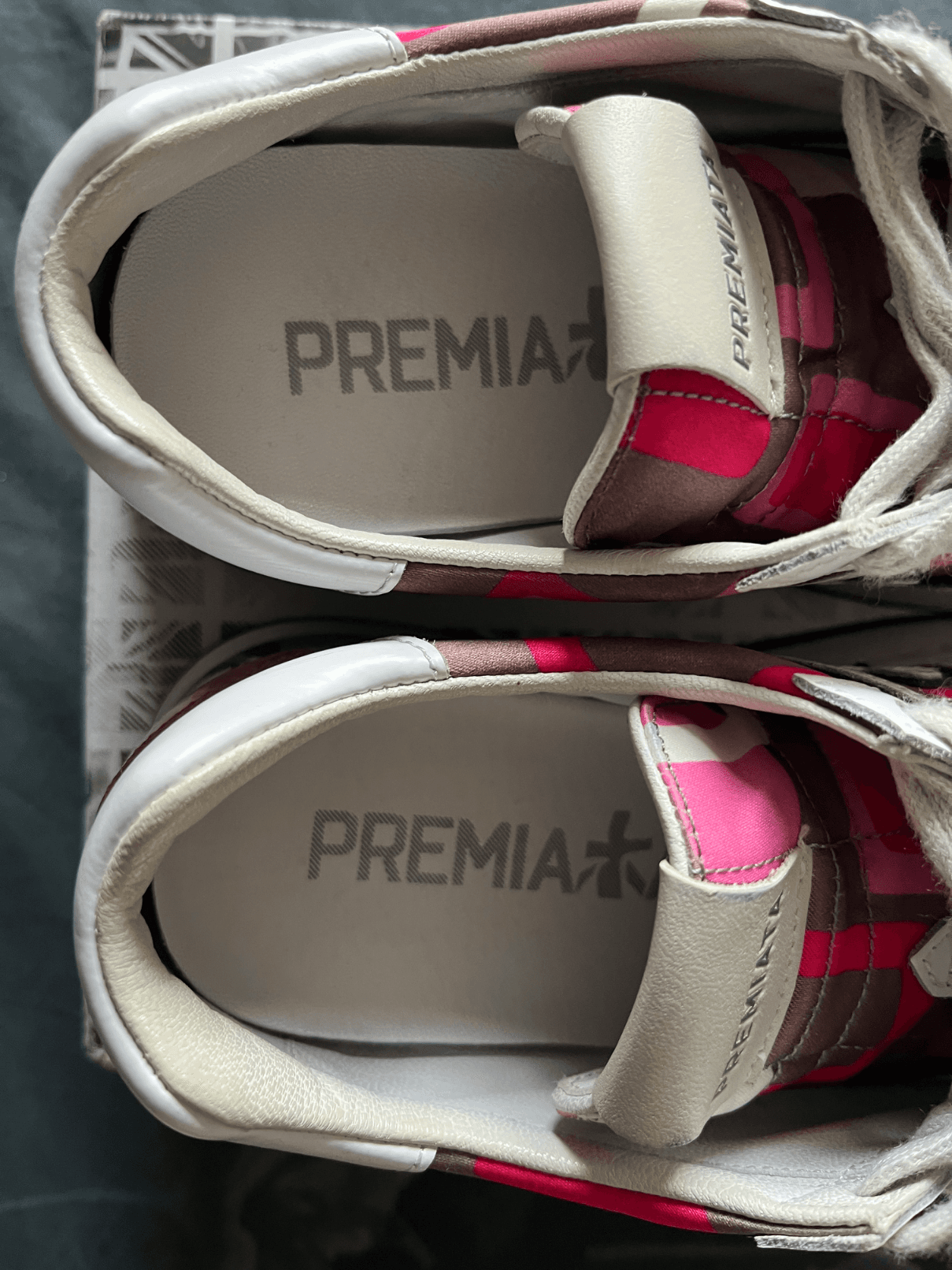 Baskets Premiata motif camouflage rose — photo 5