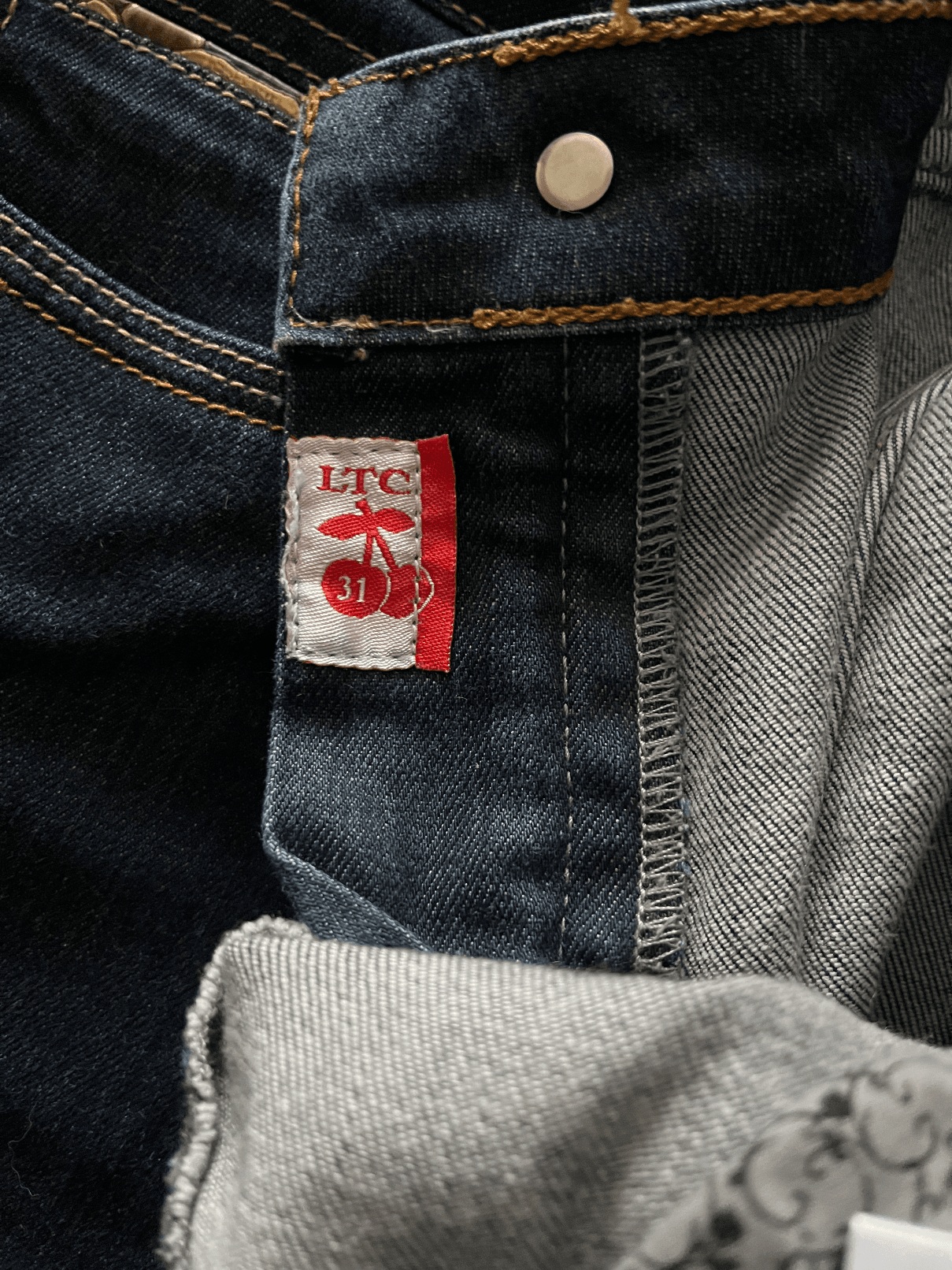 Jean Le temps des cerises 🍒 Femme Bleu Marine Taille 30 — photo 4