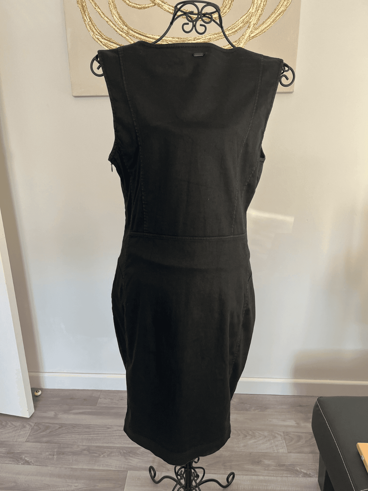 Robe IKKS noire boutonnée style blazer femme — photo 2