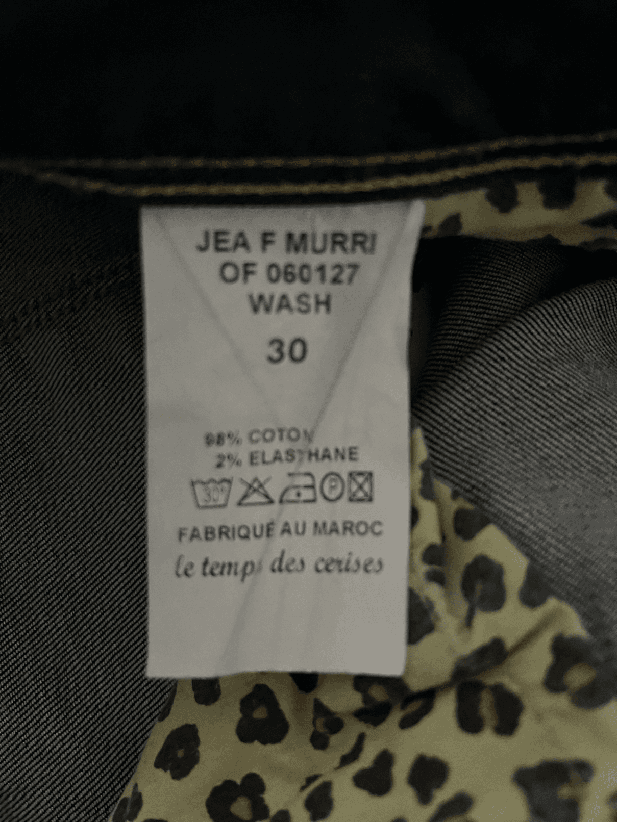 Jean Le Temps des Cerises 🍒 bleu foncé — photo 5