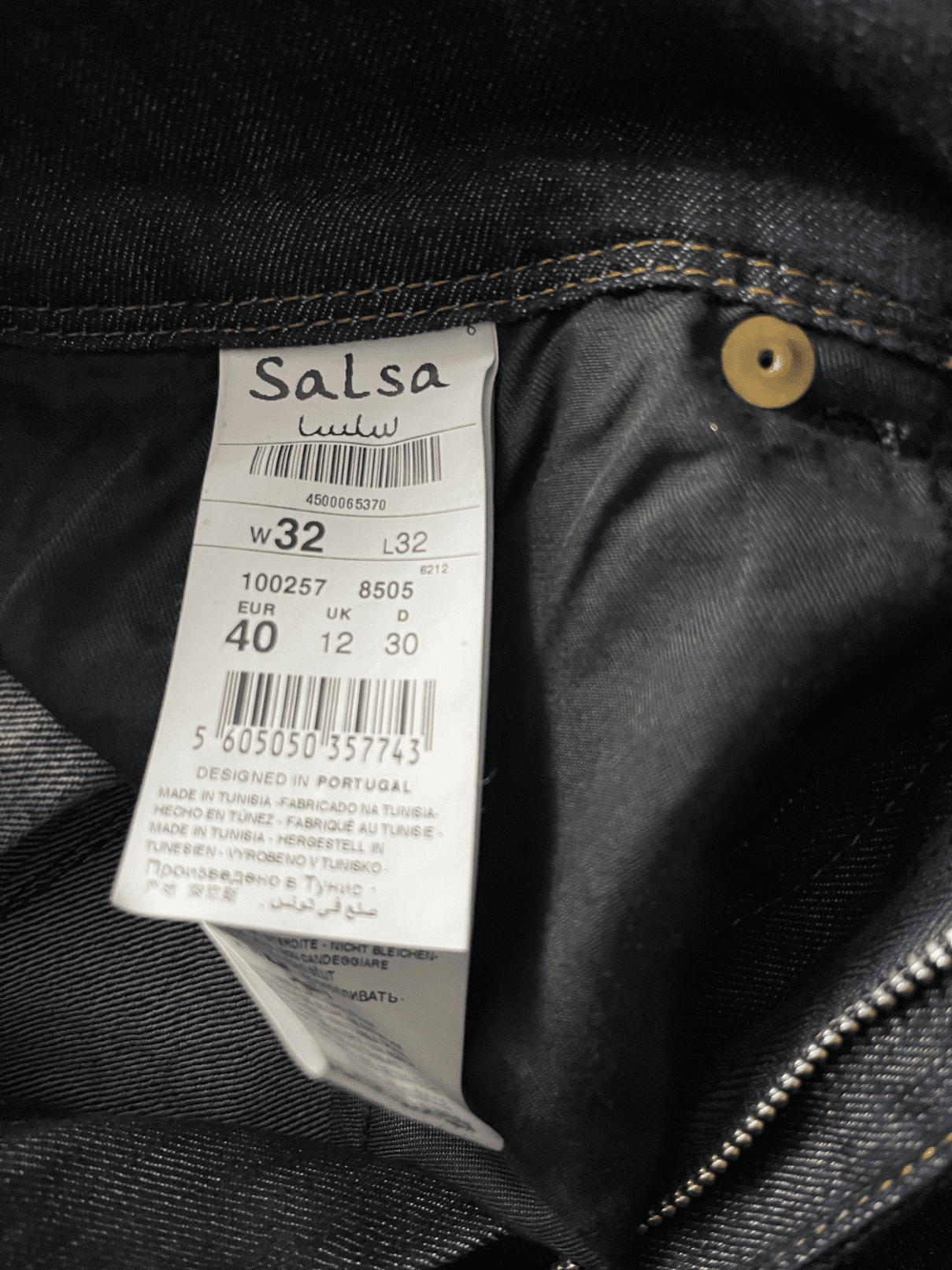 Jean slim femme bleu marine taille 40 — photo 4