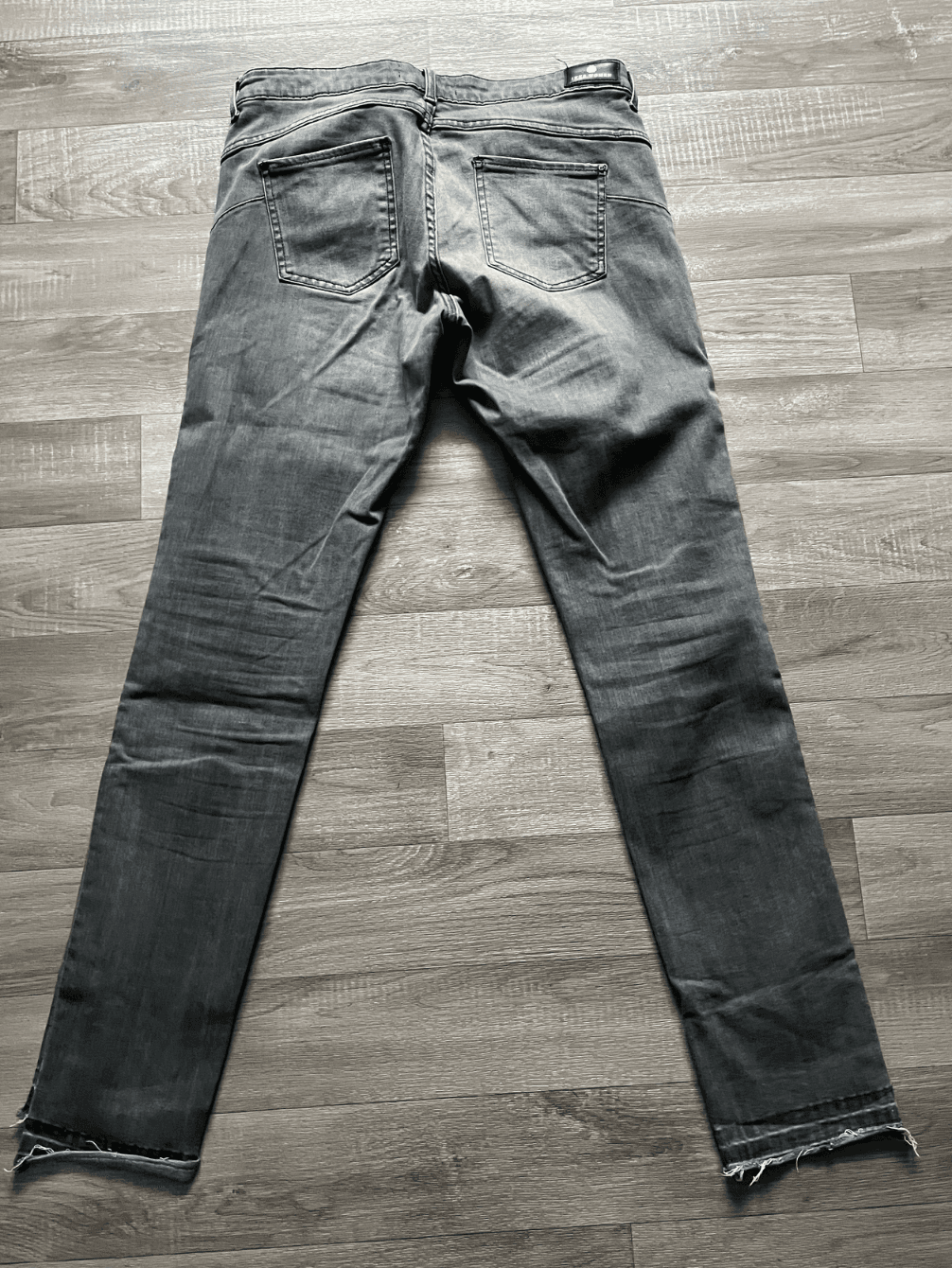 Jean IKKS slim gris effet délavé taille 40 — photo 2