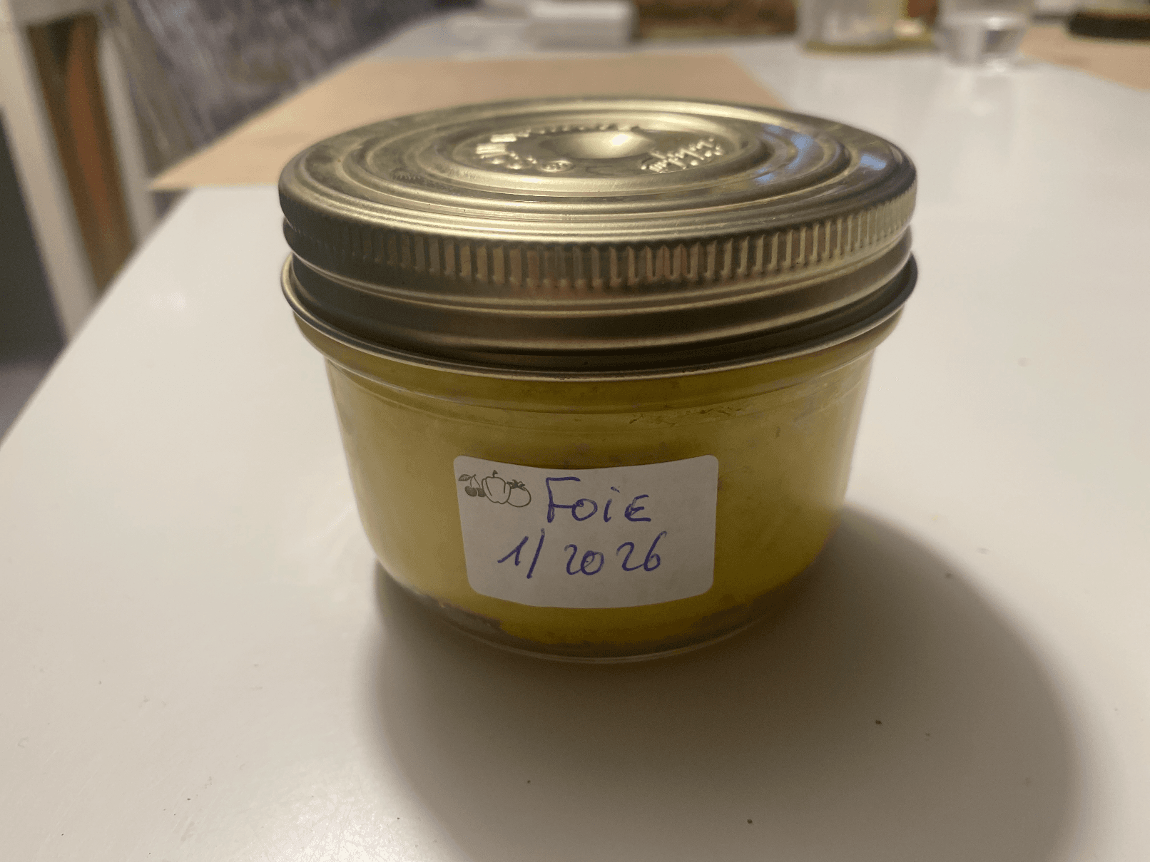 Foie gras en conserve fait maison, date limite 11/2026 — photo 1