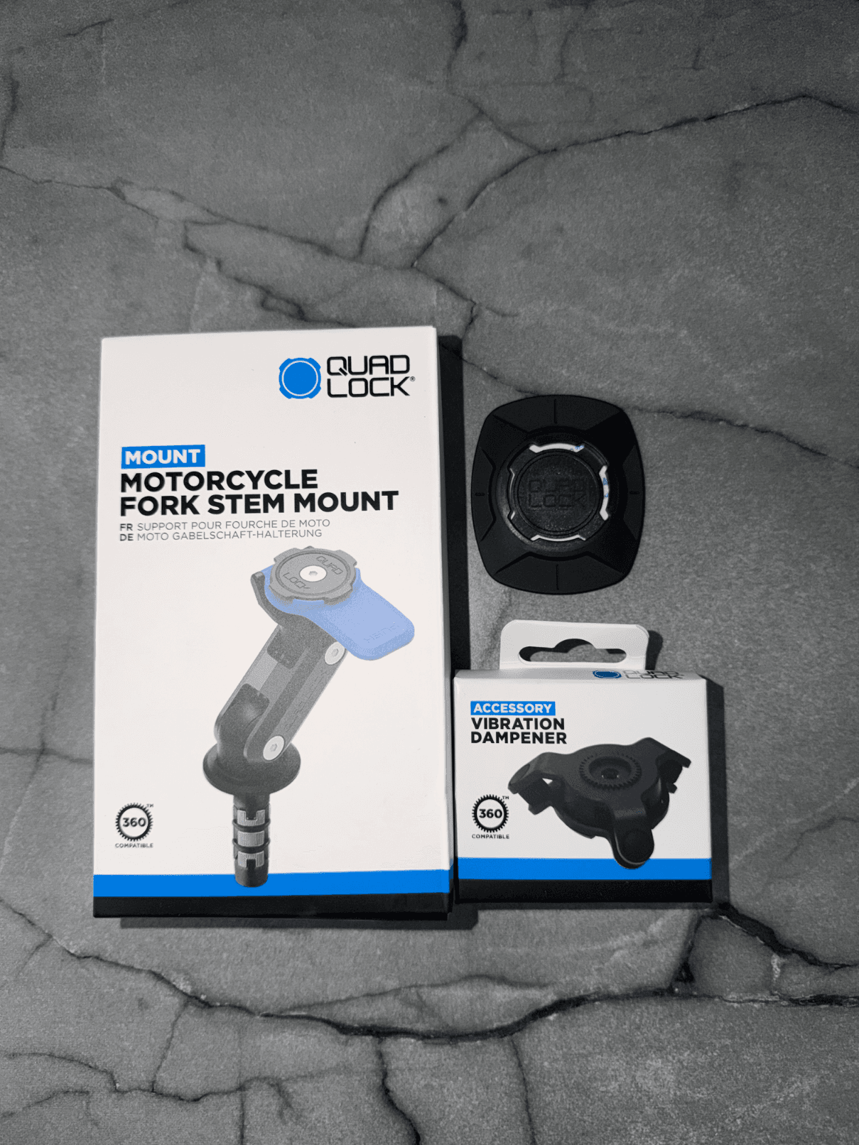 Quadlock fourche et anti vibration — photo 1