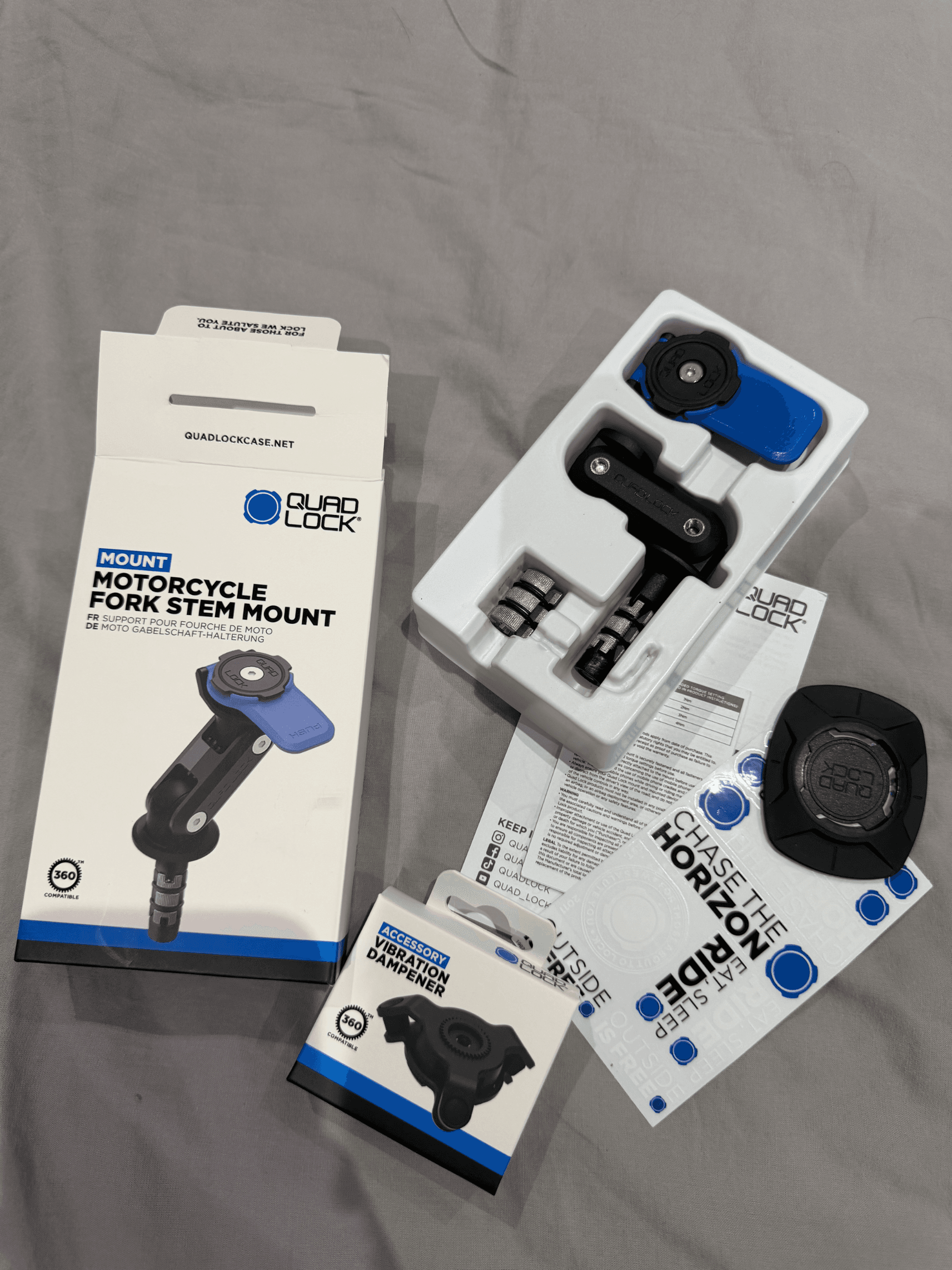 Quadlock fourche et anti vibration — photo 2