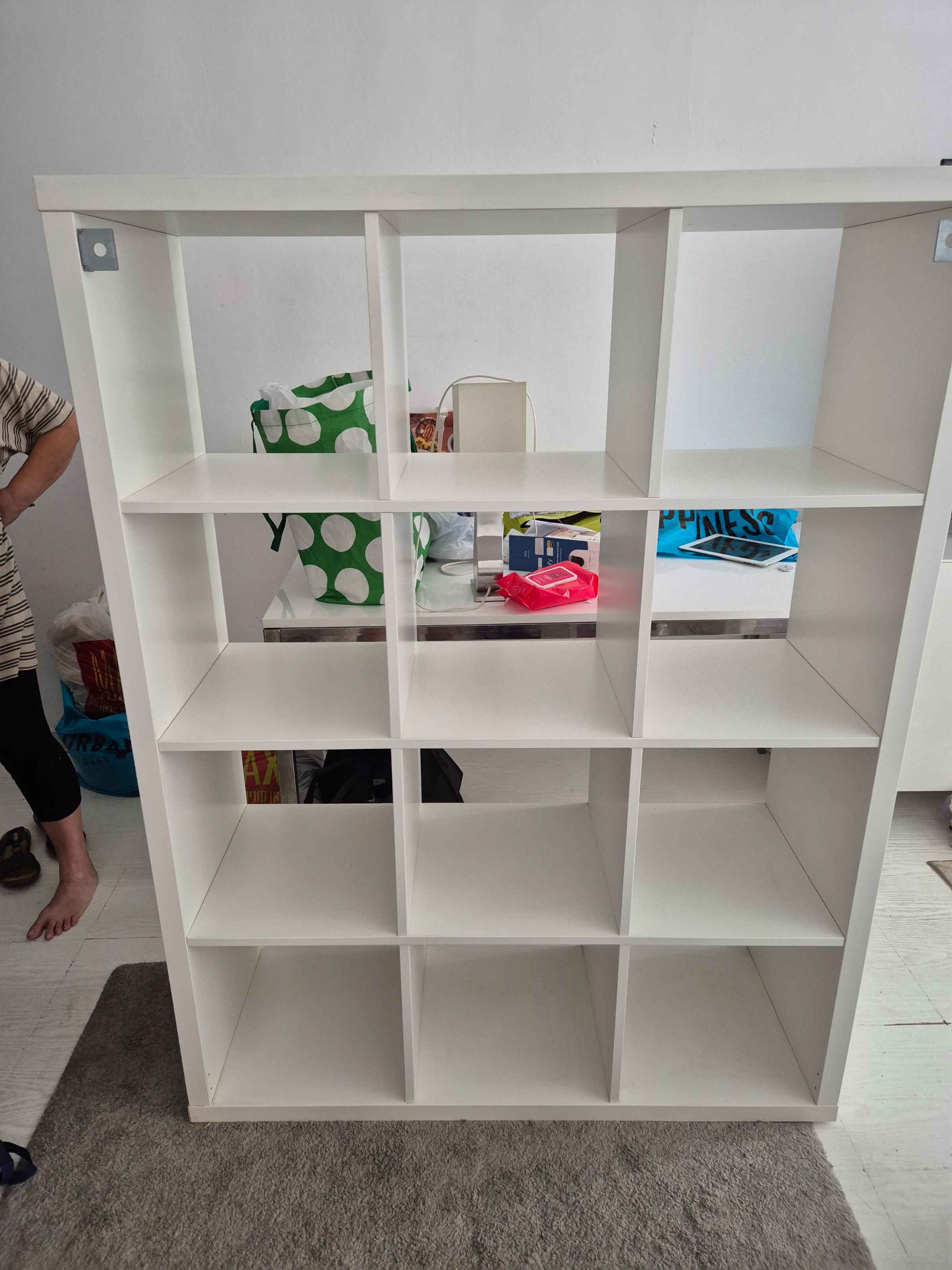 Étagère KALLAX IKEA blanche 12 casiers