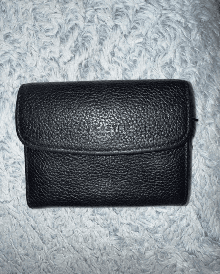 Portefeuille Lancaster Paris grainé noir