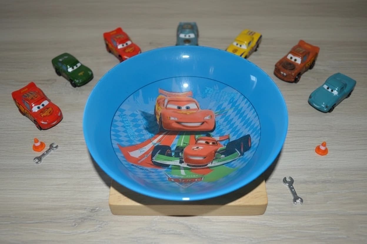 Coupelle Disney Pixar Cars – Flash McQueen & Francesco Bernoulli