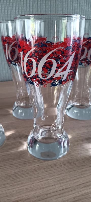 Lot de 6 verres à bière Kronenbourg 1664 — photo 5