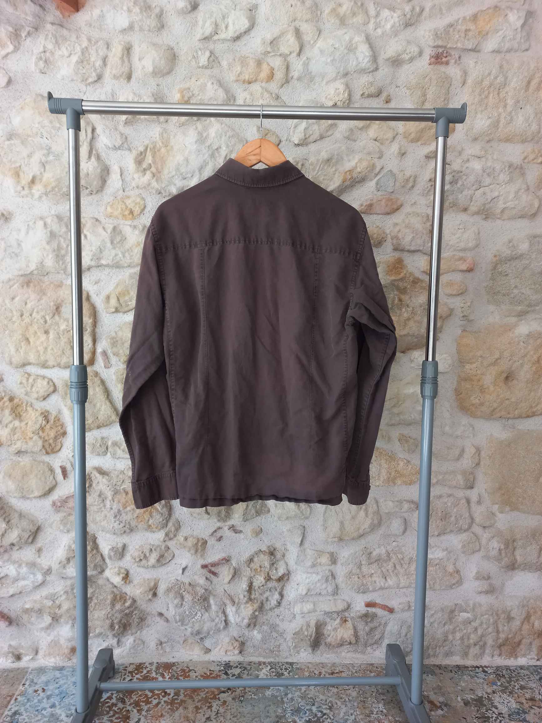 Chemise homme marron manches longues Quiksilver taille L — photo 2