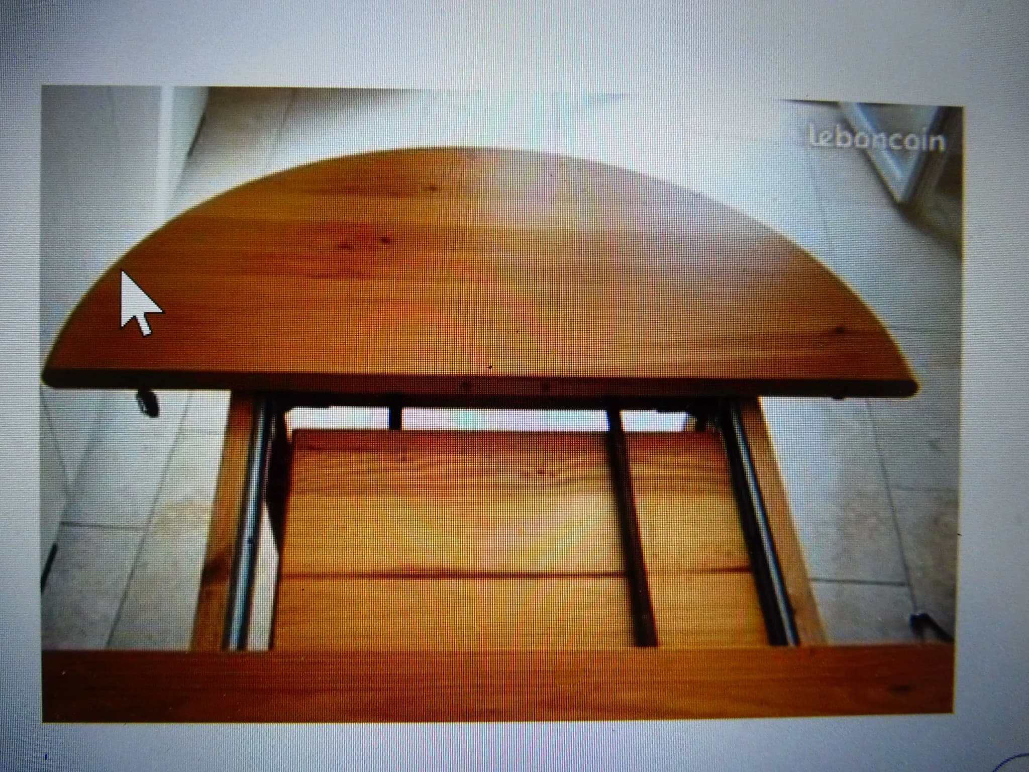 Table basse design bois clair — photo 2