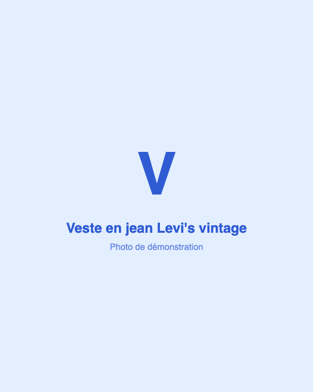 Veste en jean Levi's vintage