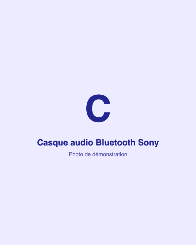 Casque audio Bluetooth Sony — photo 1