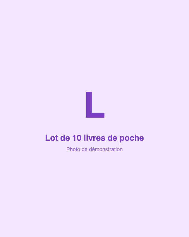Lot de 10 livres de poche