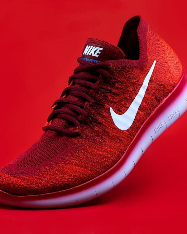 Baskets Nike Free Flyknit rouges